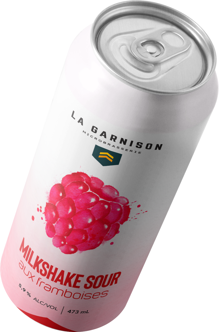 Milkshake sour aux framboises